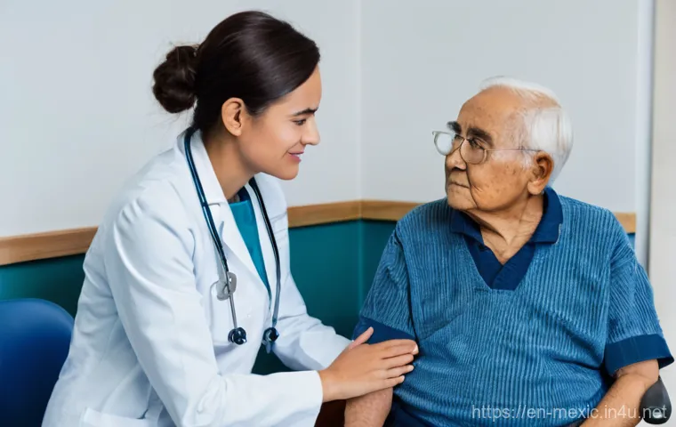 멕시코의 의료 시스템 - **A Compassionate Public Health Consultation in Mexico**
An image depicting a warm and professio...