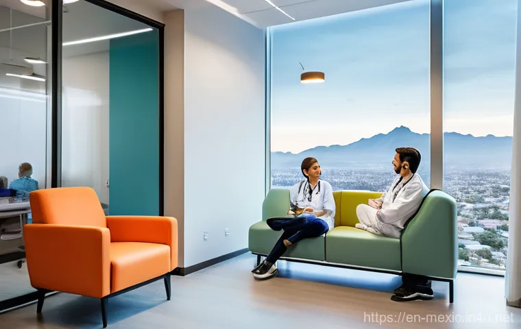 멕시코의 의료 시스템 - **A Compassionate Public Health Consultation in Mexico**
    An image depicting a warm and professio...